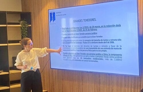 Notaría De Blas & Lluna – Blog – Formación sobre aspectos jurídicos en operaciones hipotecarias en Fercogestión